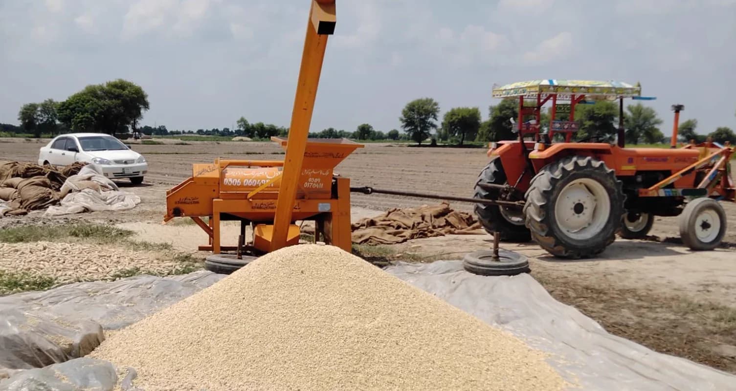 Mechanized threshing
